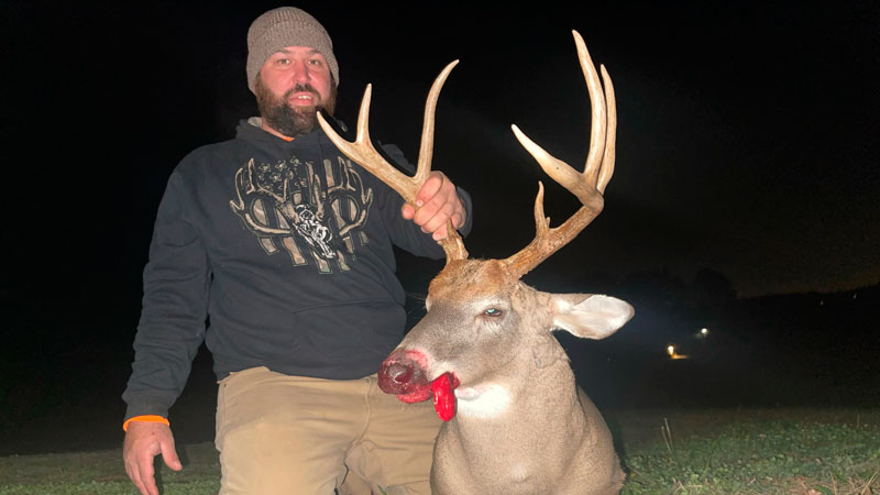 Dustin Little from Stanly County, NC shot this 10-point while hunting with his father in Stanly County. It's a memory that will last him a lifetime!!