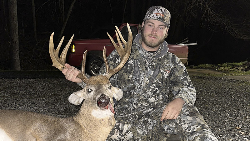 It all came together for Cody Hager at 4:45 on the Nov. 16 when this big buck came cruising through. The 9-pointer is his biggest yet.