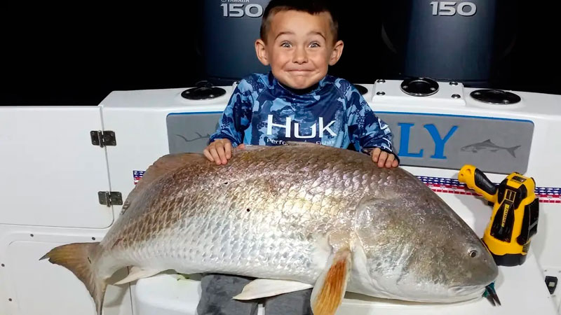 Lance Luke had a big fishing day at Kill Devil Hills, NC. It's sure to be a trip that this youth angler will never forget.