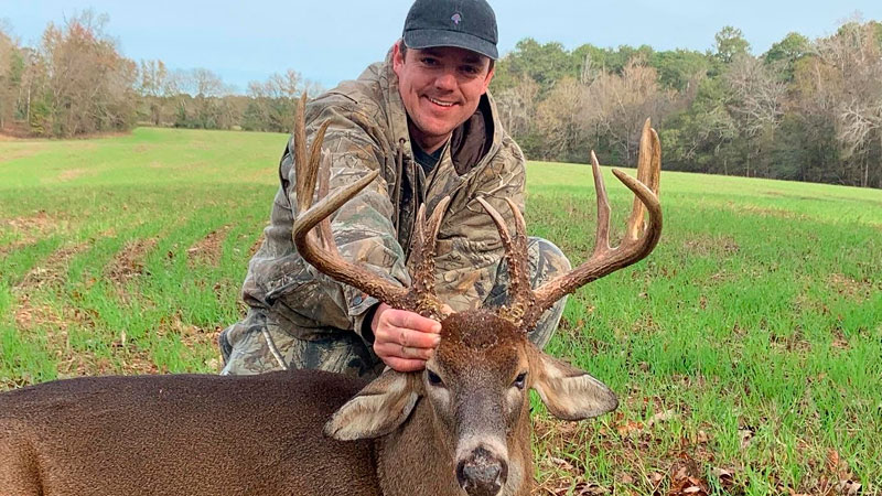 Phillipe Toupin killed a massive 13-point buck in Anson County, NC on Nov. 20, 2022.