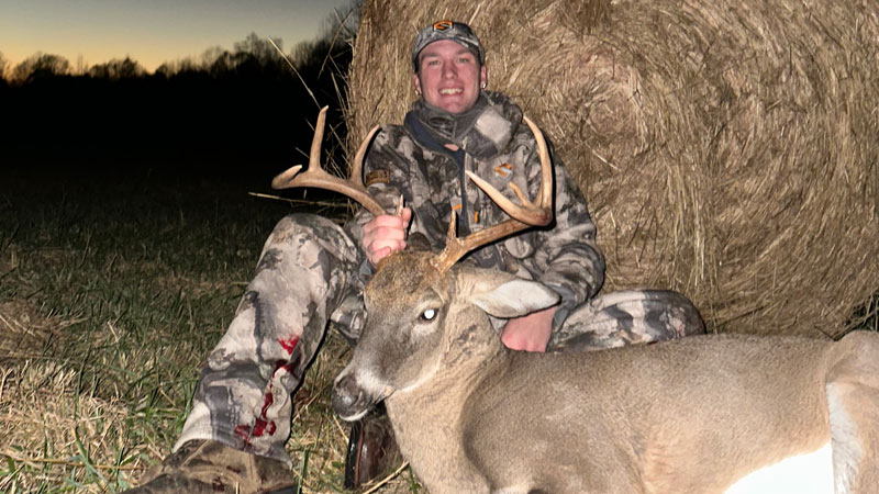 Lucas Shively killed a 9-point, Rockingham County buck on Nov. 16, 2022.