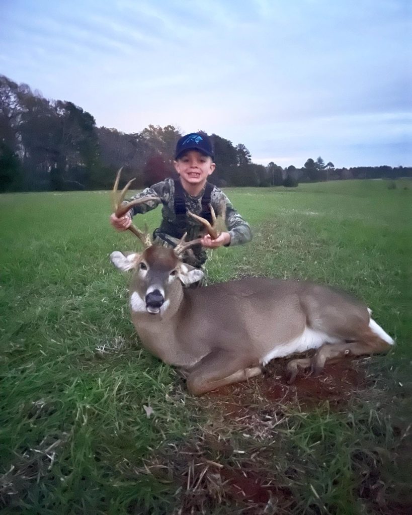 9-year-old Briar Yelton takes his second buck