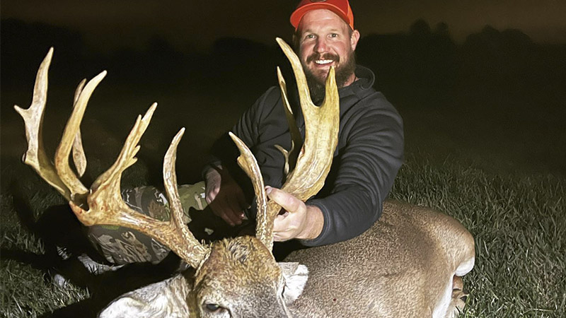 Adam Yelton of Rutherfordton, NC killed a 22-point Rutherford County beast on Nov. 19, 2022 after a pursuit that lasted 3 years.