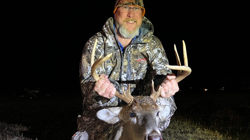 Stacy Creech killed this Wilson County, NC 11-point buck on Nov. 30 after seeing it several times on trail cameras.