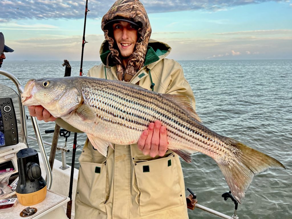 Santee striper fishing report - mid February - Carolina Sportsman