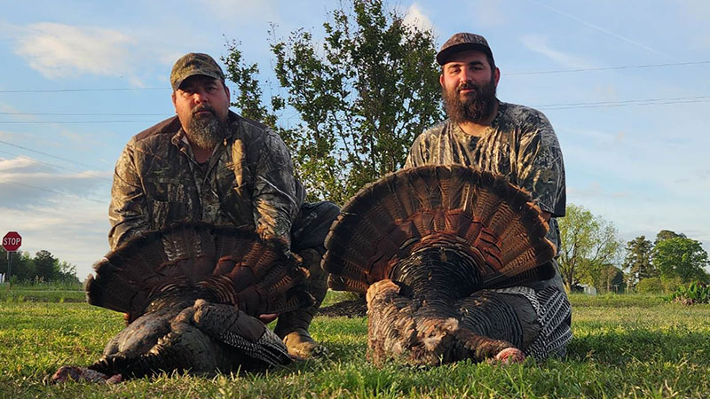 This North Carolina father/son team doubled up during the 2023 turkey hunting season.