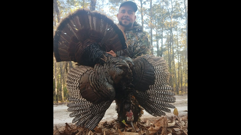 During the 2023 turkey hunting season, Devin Locklear tagged out in both North Carolina and South Carolina.