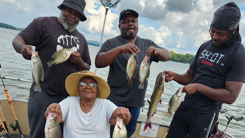 Three generations of fishermen makes a family outing with YEAH RIGHT CHARTERS.