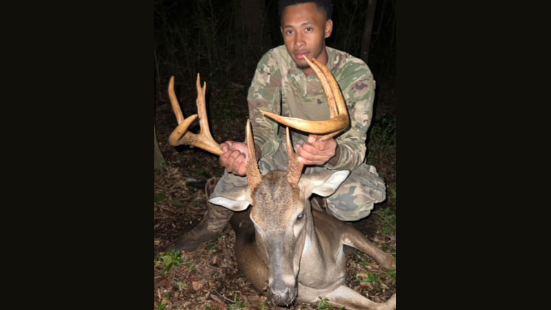 Braxton Penfield from Marlboro County, SC killed this buck on Sept. 1, 2023.