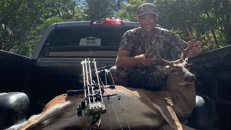 Michael Duggan of Waxhaw, NC killed this buck in Anson County.