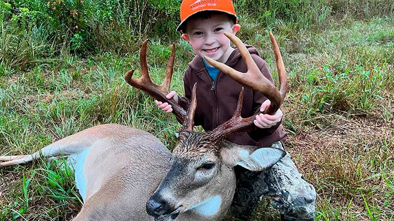 Here's the story of 6-year-old Carter Carraway's big North Carolina buck.