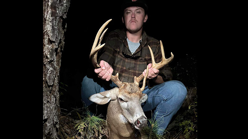 Colby McGee killed this buck in Williamsburg County, SC on Oct. 4, 2023.