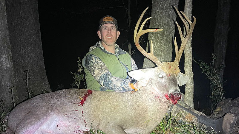 Keith Emery shot this tall-racked buck on Oct. 22, 2023 in Stanly County, NC.