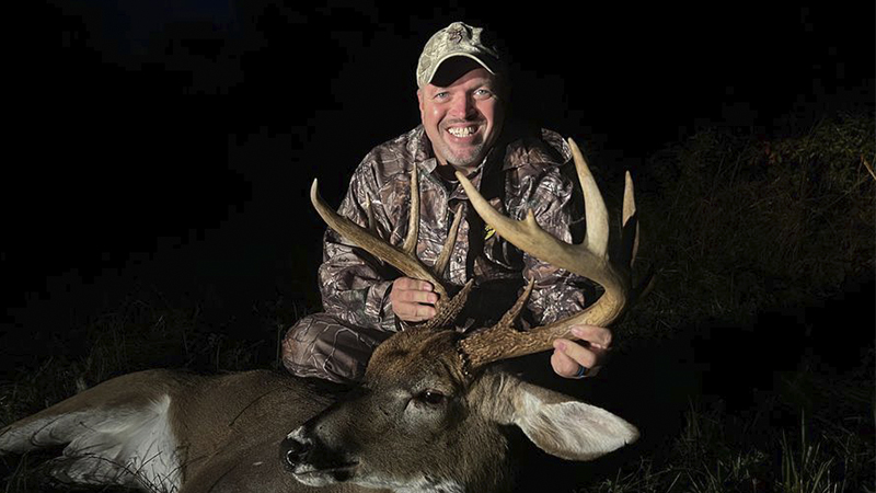 Lee Burnette was hunting in Spartanburg County, SC in late October 2023 when he killed this 11-point buck.