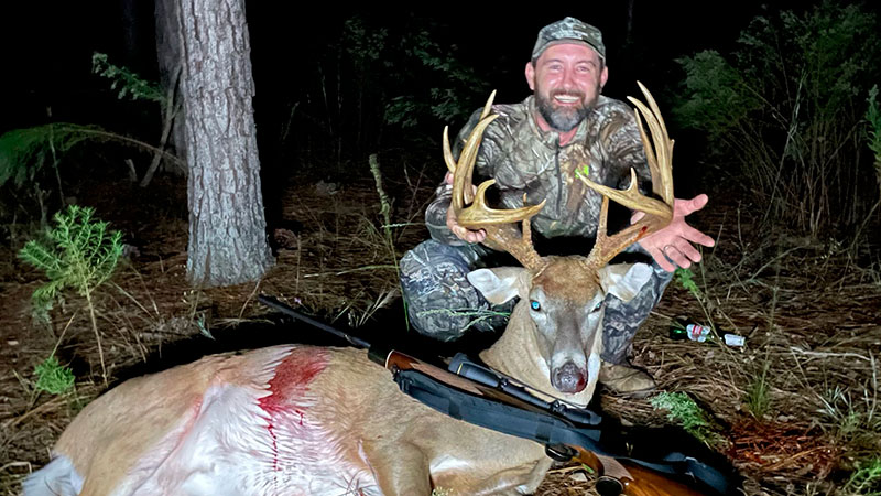 J Younts killed a 14-point buck in Barnwell County, SC on Oct. 26, 2023.