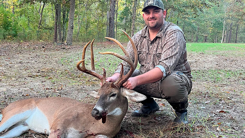 Ridgely Linville killed Allendale County 8-point, 205-pound buck on Oct. 27, 2023. Linville knew of the buck through trail cam photos.