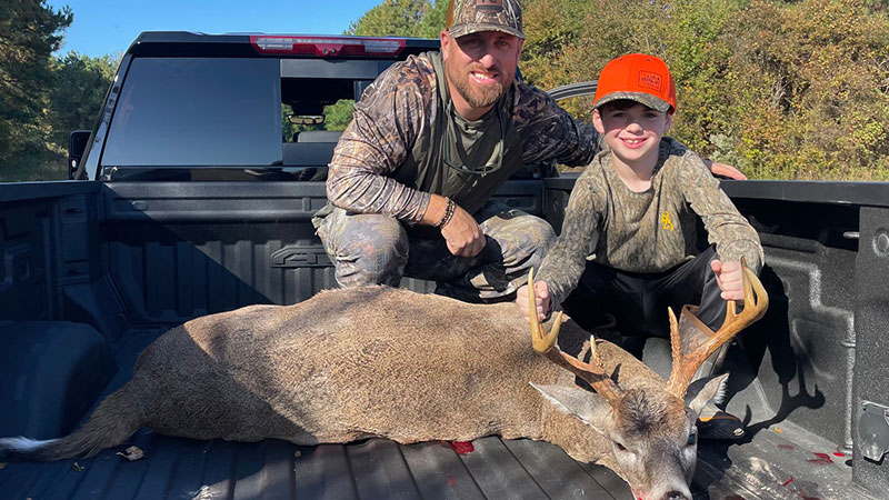 Brandon and Ty Parrish kill Johnston County 9-point buck