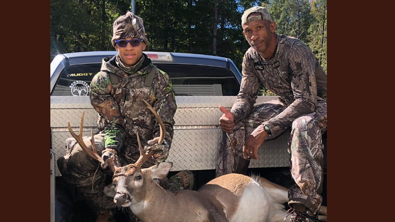 Wesley Stewart killed a 190-pound, 9-point buck in Lancaster County, SC on Oct. 23, 2023.