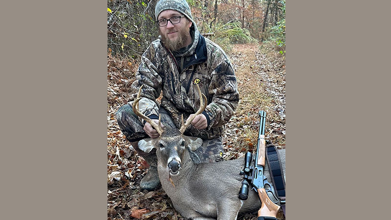 Ricky Wooten killed this 8-point, Rowan County buck on the morning of Nov. 18, 2023.
