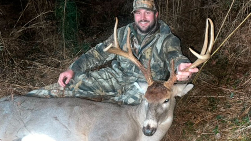 Will Taylor killed this big Granville County 8-point buck on Tuesday, Nov. 28, 2023.