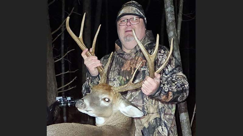 Telly Fowler killed this Granville County 8-point buck on Nov. 21, 2023. 