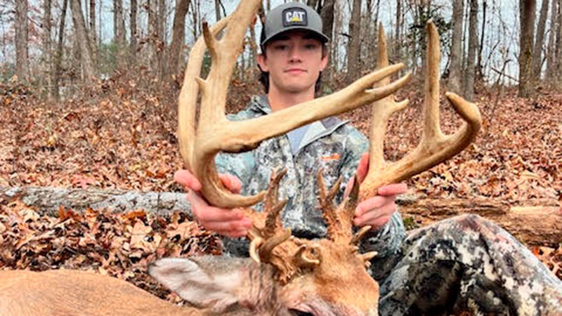 Luke Macemore killed a 26-point buck in Yadkin County, NC on Nov. 24, 2023.