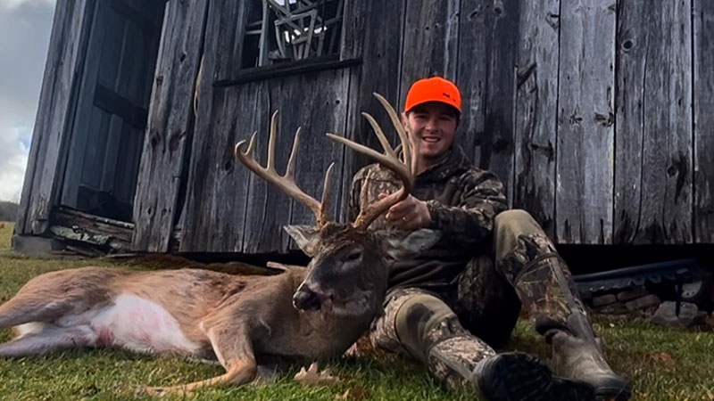 Ryan Maltba killed an Avery County 10-point buck on Nov. 22, 2023.