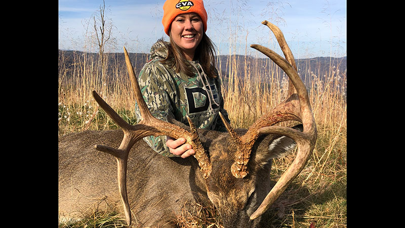 Kasey Miller killed a 191-pound, 10-point buck in Wilkes County, NC on Nov. 24, 2023.  The buck green-scored 145 inches.
