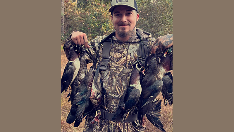 Zack Perez' wood duck hunt
