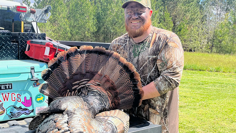 Dustin Richardson won first place in the 1st Annual Carson Minor Turkey Hunt, held in Browns Summit, NC on April 13, 2024.