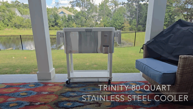 Trinity 80-quart stainless steel cooler