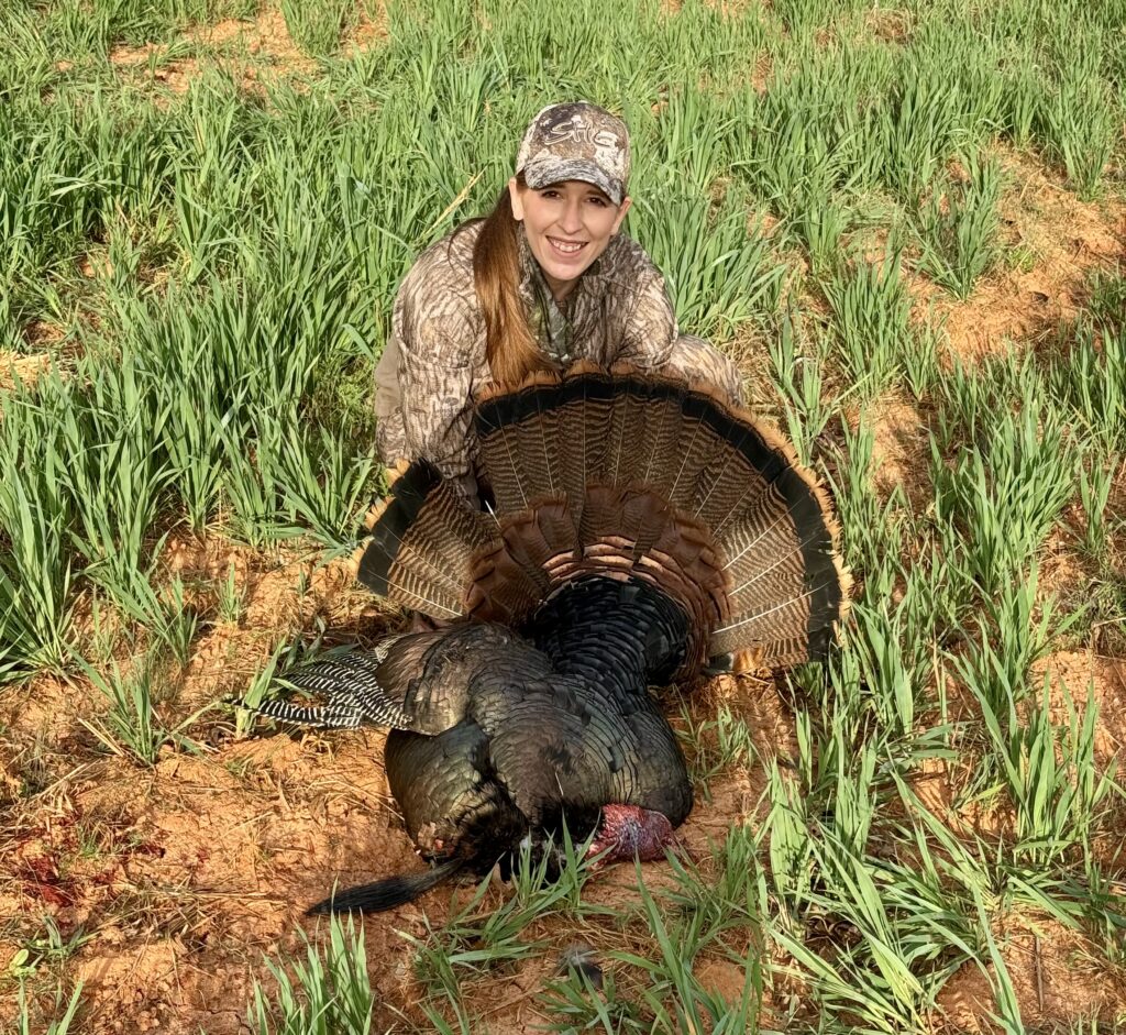 Jessica Poston had a memorable hunt on Good Friday, the first day of South Carolina's 2026 turkey season.