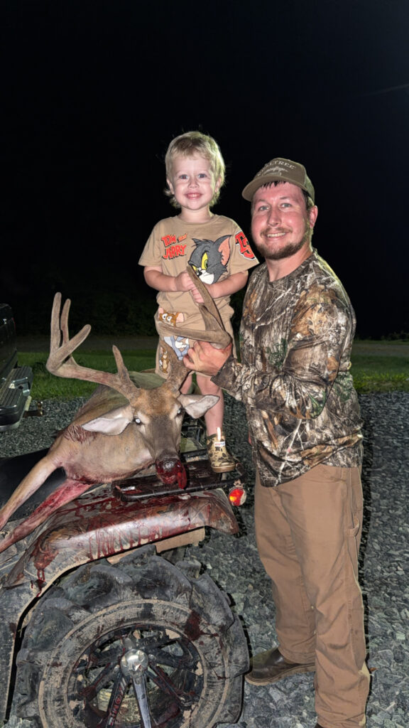 Austin Hicks of Danbury, NC killed a 10-point buck in Stokes County, NC on Aug. 22, 2026.