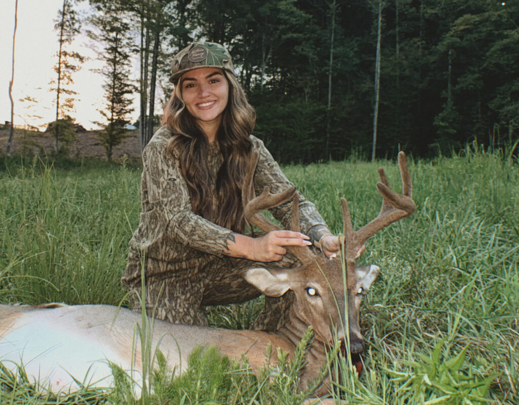 Jordan Spears of Tobaccoville, NC killed a 9-point buck in Stokes County, NC on Aug. 22, 2026.