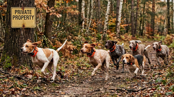 deer hunting with dogs