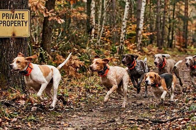 deer hunting with dogs