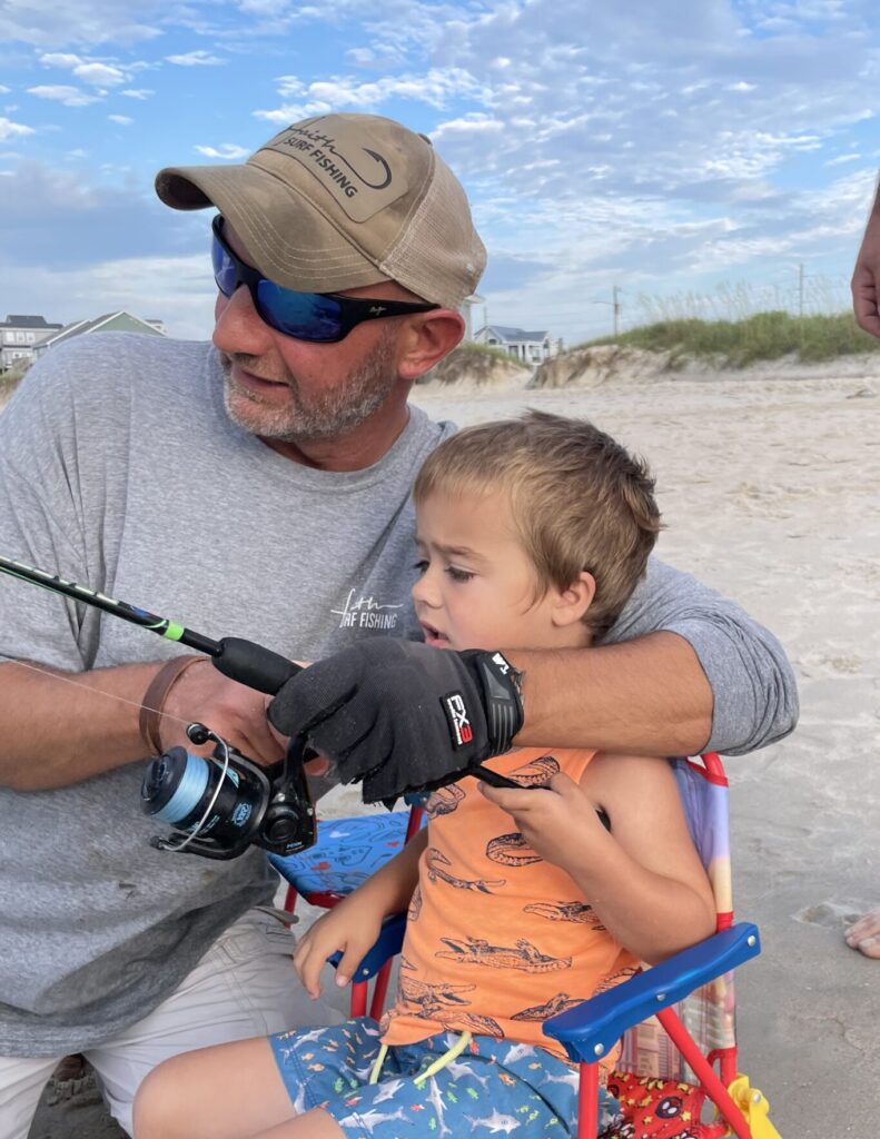 Tracy Mastin has helped countless other learn to surf fish.
