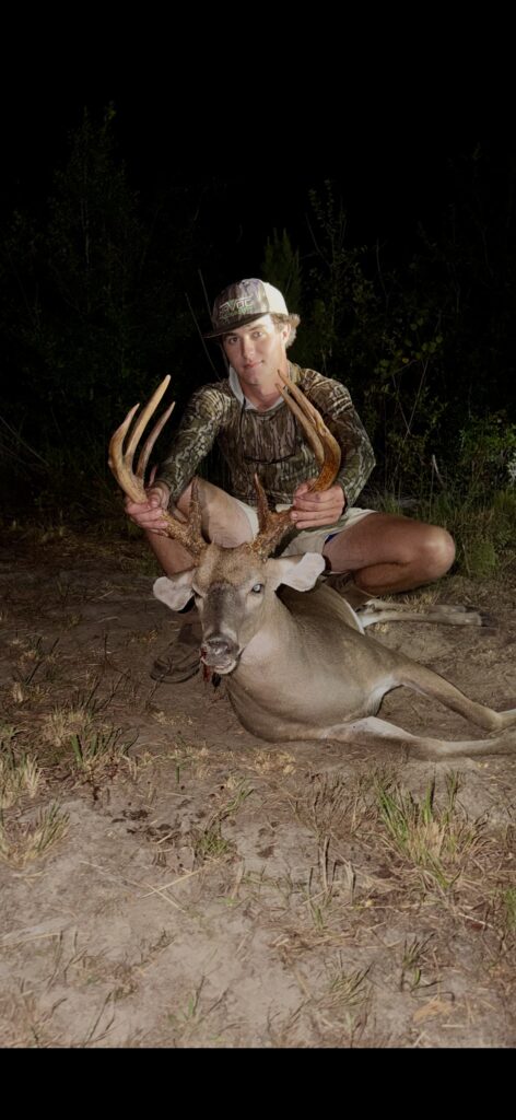 Brayden Lewis of Darlington, SC killed a 10-point buck in Darlington County, SC on Sept. 7, 2026.