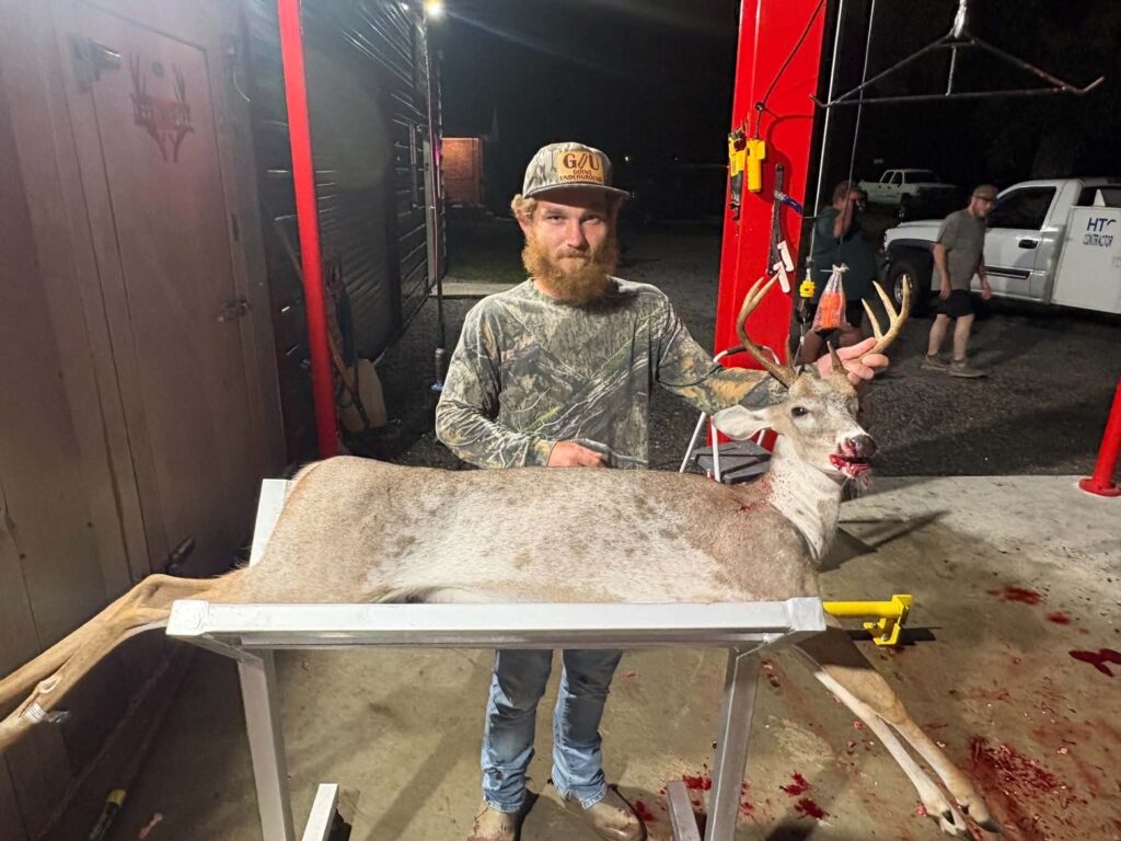 Dalton Filyaw of Pamplico, SC killed an 8-point buck in Florence County, SC on Sept. 7, 2026.