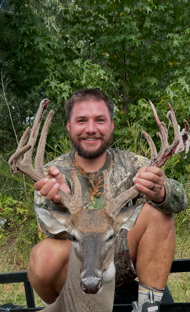 Andrew Molina of Franklinville, NC killed a 10-point buck, nicknamed Sven, in Randolph County, NC on Sept. 12, 2026.