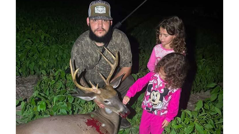Samuel Goins killed this buck in Marlboro County, SC during the early part of the state's 2026 hunting season.
