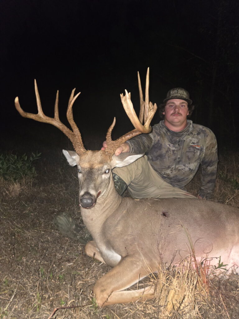 Bryson Fuller of Oxford, NC killed a 16-point buck in Granville County, NC on Sept. 28, 2026 during an evening hunt.