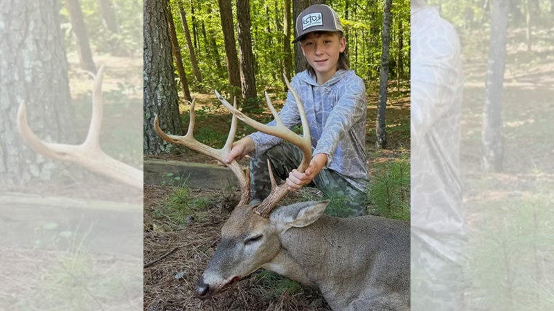 Pearson Phipps was hunting in Cleveland County, NC during a CTO event when he killed this monster buck.