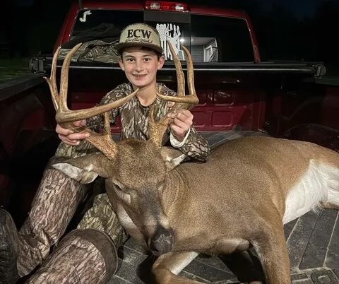 Reed Peake killed this 185-pound, 9-point buck in Kershaw County, SC during the 2026 deer hunting season.